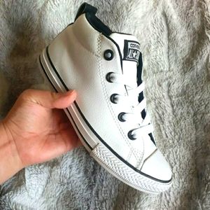 Leather all star converse